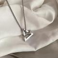 ANX Stainless Geometric Pendant Silver Stainless Pendant / Designs Available / Metal Locket For Men | Fashion Pendent For Men. 