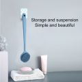 Durable Long Handle Body Brush Silica Gel Soft Bristles Back Shower Brush Lazy person bathing tool Massage Brush Bath Brush. 