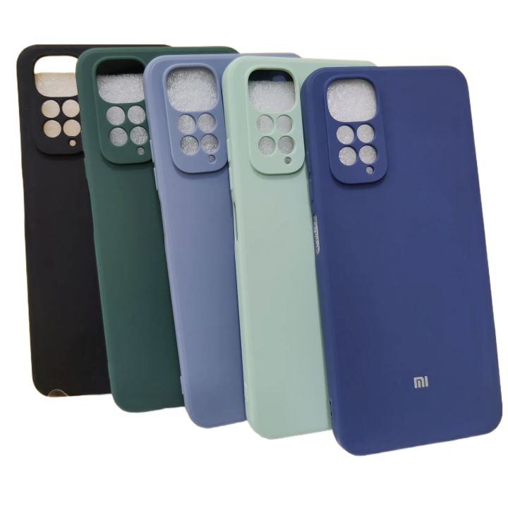 Redmi Note 11 / Note 11s (Same Size) Silicone Soft Cover Case | Microfiber Inside