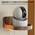 Portable Plastic Camera Supporting Holder Wall Mounted Space-saving CCTV Monitoring Bracket Surveillance Mount Shelf Indoor Outdoor Bracket. 