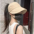 In summer, the top of the sunshade hat is thin in the air, and the ponytail of the hat can also be hung with masks, quick-drying cloths, sunscreen peaked caps, and ruths. 