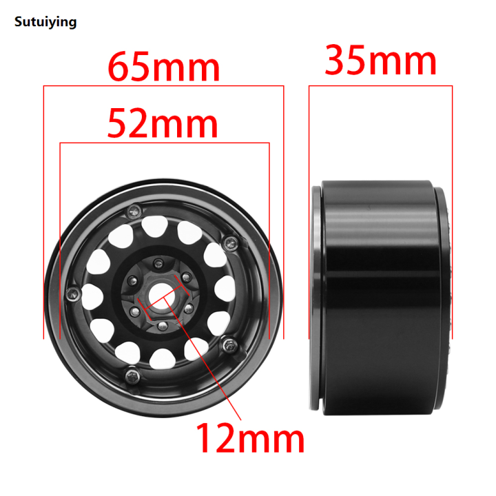 Sutuiying%201/10%20RC%20Crawler%20CNC%20Aluminum%20Alloy%202.2%7C%20Beadlock%20Wheels%20Rim%20Luxury%20for%20TRX4%20TRX6%20D90%20Axial%20SCX10%20Wraith%20Capra%201.9%20RGT%20EX86100%20-%20Image%202