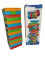 Colorful Jenga Blocks 45 Pieces Toy High Stack Jenga Blocks. 