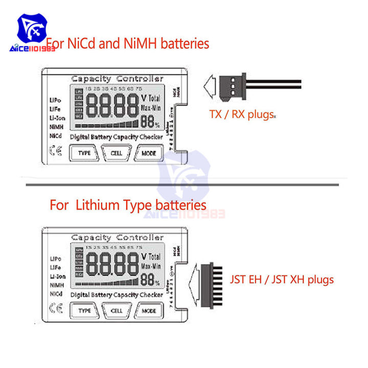 diymore%207%20Digital%20Battery%20Capacity%20Tester%20Battery%20Checker%20Controller%20LCD%20for%20LiPo%20LiFe%20Li-ion%20NiMH%20Nicd%20Cell%20Meter%20-%20Image%206