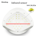 Wenefang LULAA UV LED Nail Lamp Professional Nail Dryer LED Display Gel Profesional Nail Polish Curing Drying Lamp Manicure Tool Salon Equipment. 
