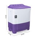 Godrej 7.5 Kg Semi-Automatic Top Loading Washing Machine Appliance (WS EDGE CLS 7.5 PN2 M ROPL, Royal Purple). 
