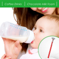 6PCS Stainless Steel Kitchen Thermometer 1Inch Dial Thermometer Milk Frothing Food Thermometer with Red 5 Inch Long Stem. 