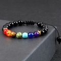 Unisex Seven Chakra Bracelet by Treasure Box Nepal. 