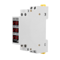 Modular LED Digital Three-Phase Voltmeter for Din Rail Voltage Meter AC80-500V Easy Install Easy to Use. 