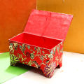 Red Sanduk Box 19 x 11 x 9 (H) Cm. 