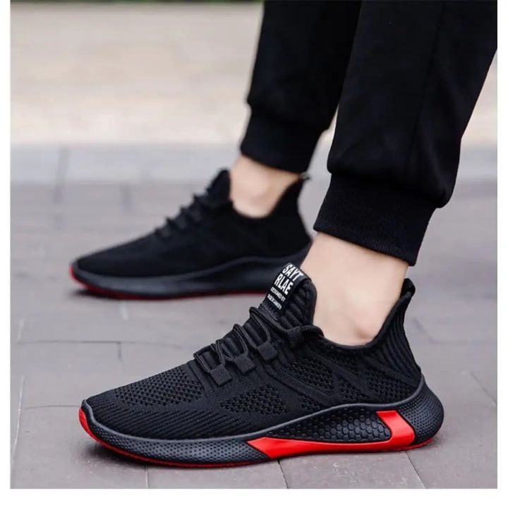 Men Breathable Light Sports Shoes of Student Fashion Running Shoes