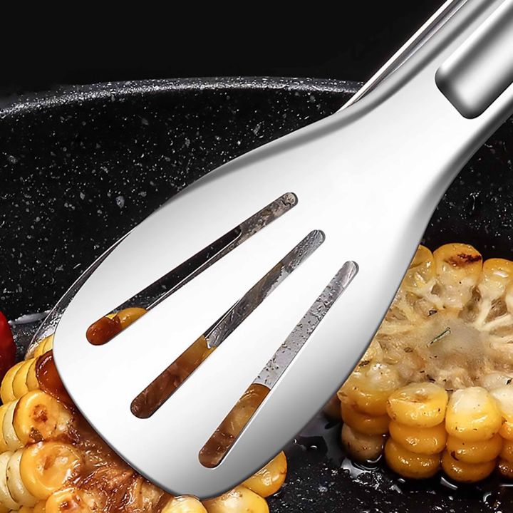 Stainless%20Steel%20Utility%20Serving%20Cooking%20Food%20Kitchen%20Tong%2023%20cm%20With%20Ergonomic%20Design%20-%20Image%203