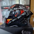 Axor Apex Venomous Black Grey Helmet | AXOR Apex ECE & DOT Certified Polycarbonate Helmet | Protective Wear For Riders. 