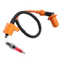 Racing Ignition Coil+Spark Plug+CDI Box For GY6 50cc-150cc 4-Stroke Engines ATV YULING. 