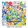 Artsy Home 25/50pcs Pokemon Stickers for Laptops and Skateboards Cellphone Guitar. 