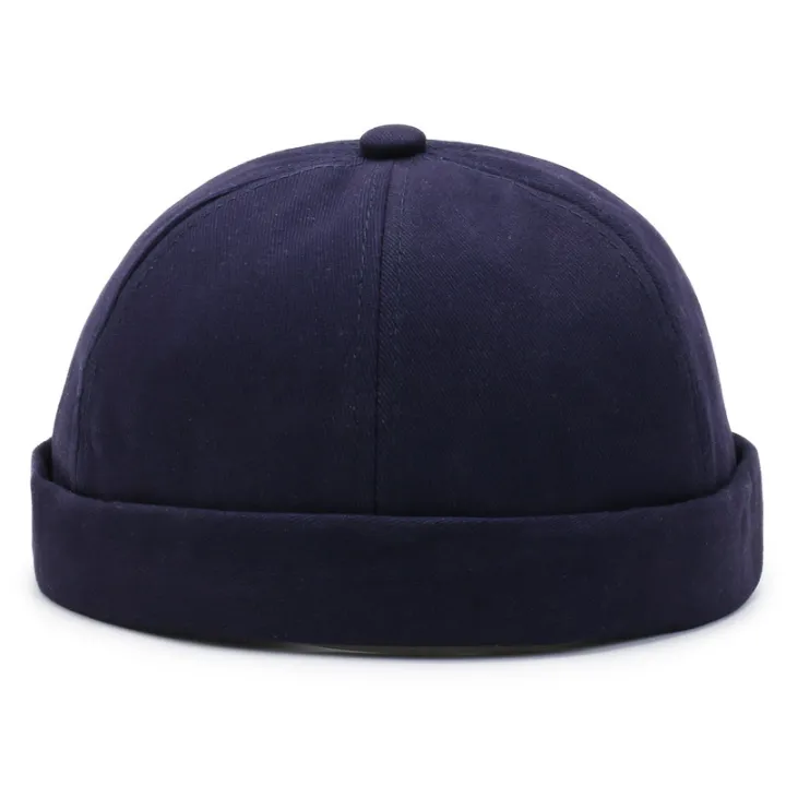 Vintage%20Dome%20hat%20mens%20cotton%20beanies%20for%20men%20Docker%20sailor%20crimping%20brimless%20skull%20caps%20casual%20hip%20hop%20elastic%20cap%20-%20Image%204
