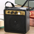 Guitar Amp Small Speaker Black 5W with Back Clip Speaker Guitar Accessories for Acoustic Electric Guitar Accessories Part. 