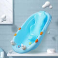 Baby's Colorful Bathtub With Comfortable Seat & 2 Pcs Shampoo Bottle & Water Temperature Machine. 