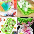 37-Grid Silicone Honeycomb Ice Cube Tray – Easy-Release Reusable Small Ice Cube Mold for Freezer, Cocktails, Iced Coffee, Whiskey & Soft Drinks (Without Lid) By Choice Group. 