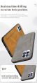 Lereach For Realme 8i Case Luxury Sheepskin Leather Shockproof Matte Back Cover. 