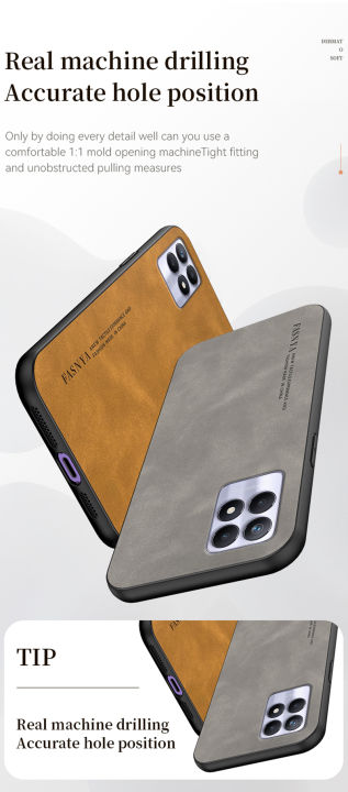 Lereach%20For%20Realme%208i%20Case%20Luxury%20Sheepskin%20Leather%20Shockproof%20Matte%20Back%20Cover%20-%20Image%207