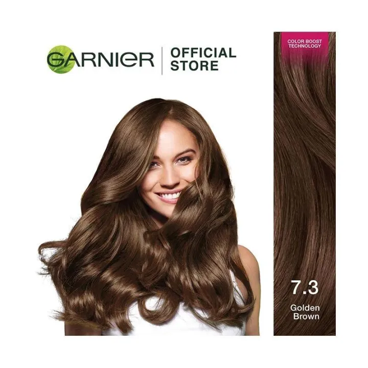 GARNlER%20Color%20Naturals%20Creme%20Hair%20Color%20-%207.3%20Golden%20Brown%20(55ml+50g)%20-%20Image%203