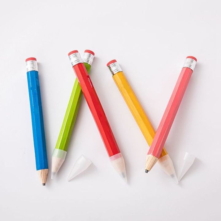 High%20Quality%20Wooden%20Giant%20Pencil%2018/34/39CM%20Novelty%20Toy%20Large%20Wood%20Pencil%20Performance%20Prop%20With%20Eraser%20Stationery%20Pencil%20Painter%20-%20Image%206