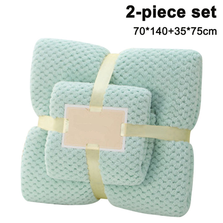 2%20Piece%20Bath%20&%20Face%20Towel%20Set%20Home%20Textile%20Coral%20Velvet%20Absorbent%20Bath%20Towels%20For%20Adults%20Large%20Soft%20Comfortable%20Towel-/face%20towel%20-%20Image%206