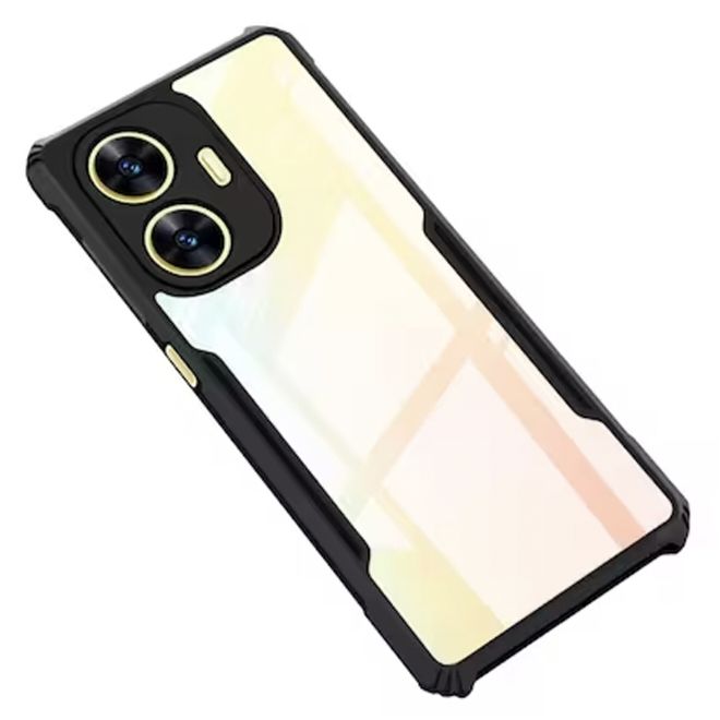 Realme C55  / Narzo N55 (Same Size) Clear Transparent Soft Rubber Bumper  Cover Case -Non Yellowing