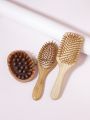 Difutagui Brush the meridians, care for the body and head, scalp, natural New style 2PCS bamboo massage, hairbrush, acupuncture points. 