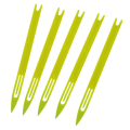 NAMUNY 10 Pcs 2 Yellow Plastic Fishing Net Repair Netting Needle Shuttles. 