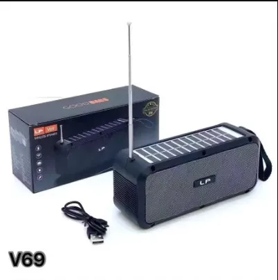 LP-V69%20Solar%20Powered%20Mini%20Bluetooth%20Speaker%20with%20FM%20Radio%20%E2%80%93%20Portable%20Wireless%20Stereo%20Woofer,%20USB/TF/AUX%20Support,%205W%20Output%20-%20Image%204
