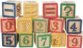 ABC 123 Wooden Blocks Letters Numbers with Box Storage Case, Wooden (48 Pieces). 