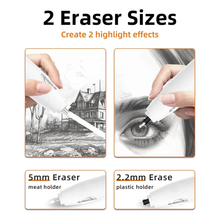 Electric%20Eraser%20for%20Drawing%20Rechargeable%20Electric%20Eraser%20Kit%20for%20Sketch%20Pencil,%20Crafts%20for%20Drawing%20Pencils,%20Crafts,%20Arts%20White%20-%20Image%202