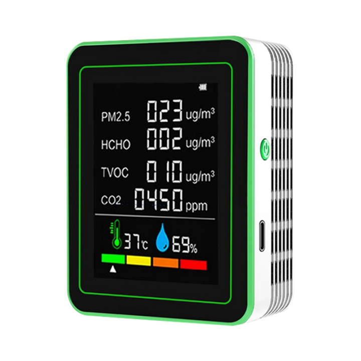 Humidity Sensor Guard Total Smart WiFi Air Quality Sensor Guard Multifunction CO2/TVOC/HCHO ...