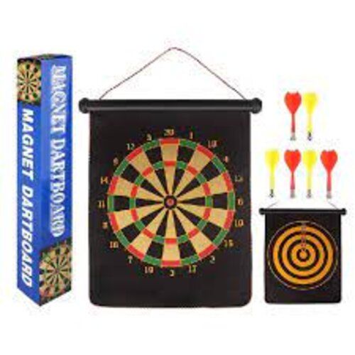 Double Sided Portable Magnetic Dart Board - 18 Inch