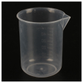NCANRUI 6 Pcs 50 Ml Laboratory Plastic Water Liquid Measuring Cup Transparent. 