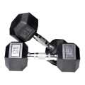 15 Kg Rubber Hexa Dumbbells, Dumbell , 15Kg Dumbell ( 2 Pc Set Of 15 Kg Each), Good Quality Rubber Coated Dumbbells. 