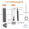 7 in 1 Electronic MultiCleaner kit brush, Cleaning Kit for Monitor Keyboard Airpods, Screen Dust Brush Including Soft Sweep, Swipe, Airpod Cleaner Pen, Key Puller and Spray Bottle(Multi Color). 