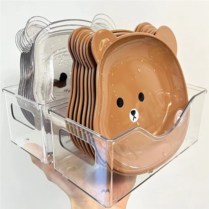 Transparent%20Cute%20Cartoon%20Shape%20Bear%20Spit%20Bone%20Dish%20Desktop%20Trash%20Tray%20-%20Image%204