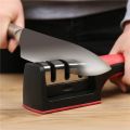 Smart Sharp Knife Sharpener Global Professional Chef Kitchen Knives Sharpener Multifunction 3 Stage Sharpening System ,With Anti Slip Base. 