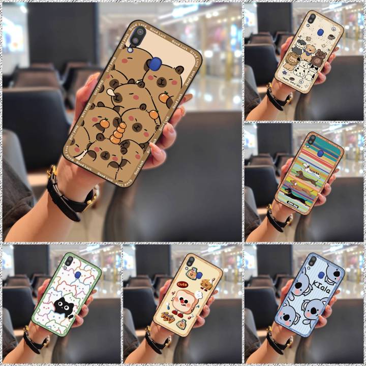 Phone%20Pouch%20Silicone%20Phone%20Case%20For%20Samsung%20Galaxy%20M20/SM-M205FD%20TPU%20Back%20Cover%20Shockproof%20Dirt-resistant%20Full%20wrap%20Cute%20-%20Image%205