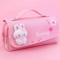 Durable Pencil Bag Multipurpose Waterproof Cute Stationery Pouch Aesthetic Portable Decompression  for Students Girls Classroom Art Supplies Organization. 