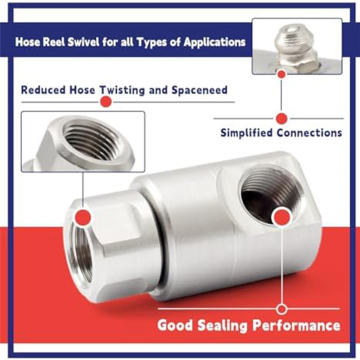 1/2In%20Hose%20Reel%20Swivel,5024-Ni-AL%20FXF%20Heavy%20Duty%20Steel%20Hose%20Reel%20Swivel%20with%20Grease%20Fitting%20for%20Industrial%20Rotary%20Unions%20Easy%20Install%20-%20Image%205