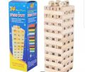 Big size Jenga, Classic Game, Genuine Hardwood Blocks, Stacking Game for Kids. 