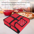 3X Insulated Pizza Food Delivery Bag Professional Large Pizza Delivery Bag Moisture-Proof Pizza Box. 