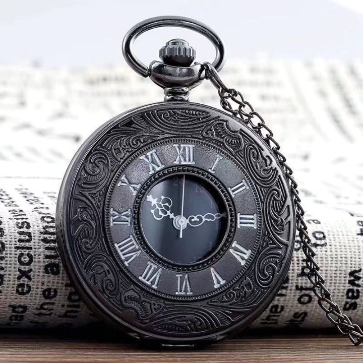 [Can last for 10 years] Vintage Flip Pocket Watch Classic Roman ...