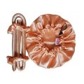 Double Layer Silk Reversible Bonnet With Adjustable And Silk Heatless Hair Curlers. 