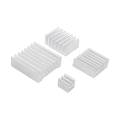 Vylon For Raspberry Pi 5 Heatsink CPU Fitting Design with Adhesive Backing Chip Thermal Conductivity Cooling Heat Sink Set Durable Easy Install. 