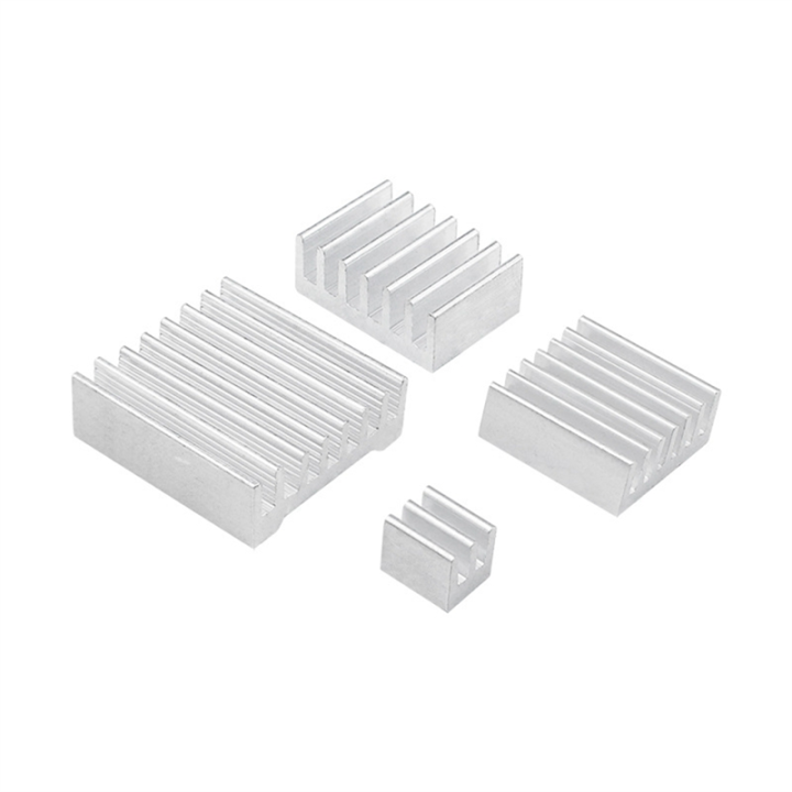 Vylon For Raspberry Pi 5 Heatsink CPU Fitting Design with Adhesive Backing Chip Thermal Conductivity Cooling Heat Sink Set Durable Easy Install